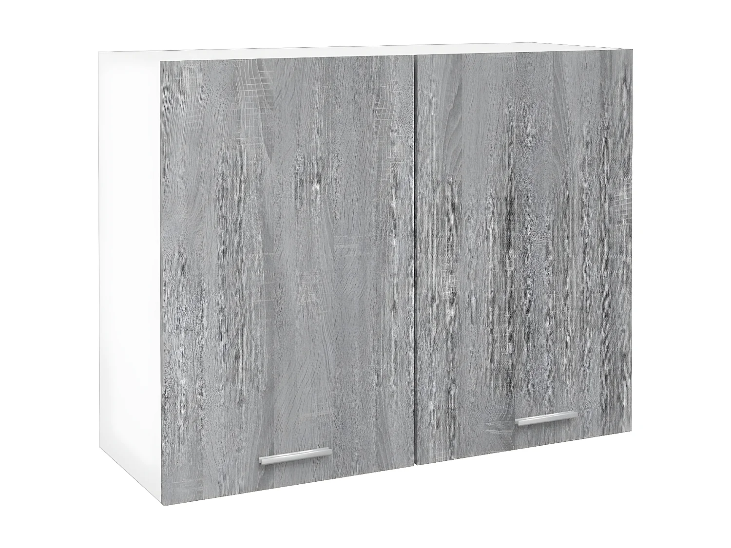 Armario colgante madera ingeniería gris Sonoma 80x31x60 cm ES860816