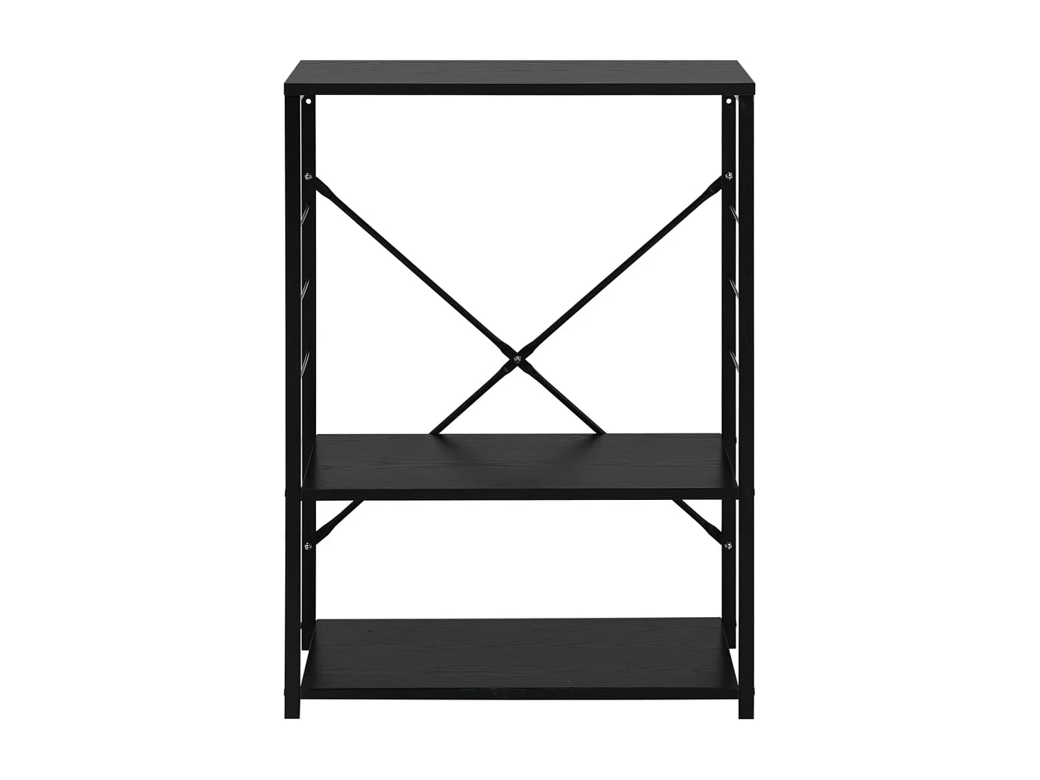 Armoire à four à micro-ondes Noir 60x39,6x79,5 cm FR69866