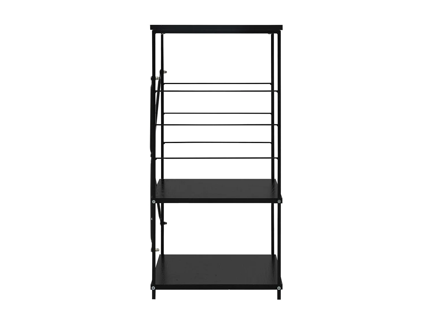 Armoire à four à micro-ondes Noir 60x39,6x79,5 cm FR69866