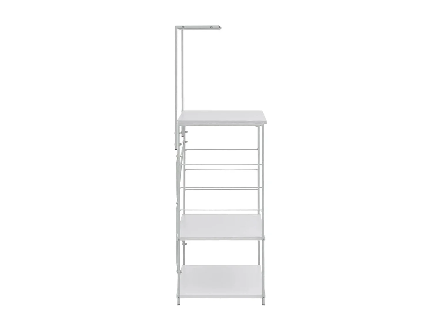 Armario para microondas madera ingeniería blanco 60x39,6x123 cm ES829452