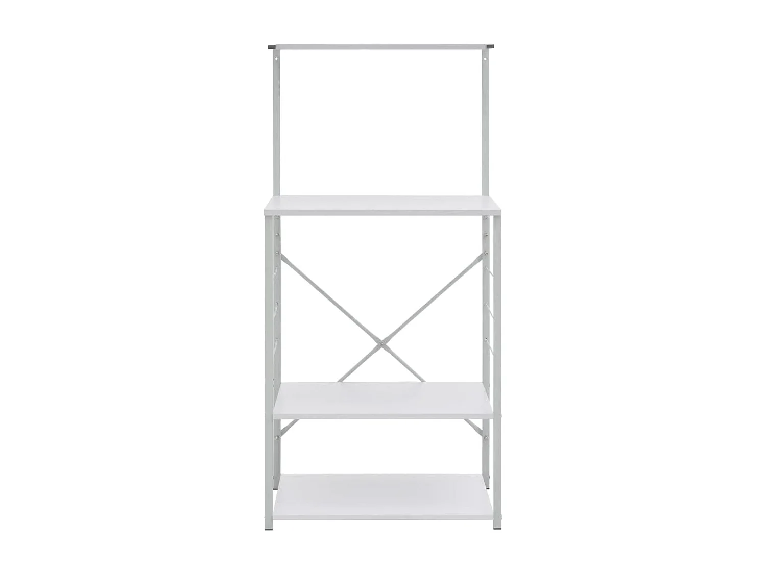 Magnetronkast 60x39,6x123 cm bewerkt hout wit BE683281
