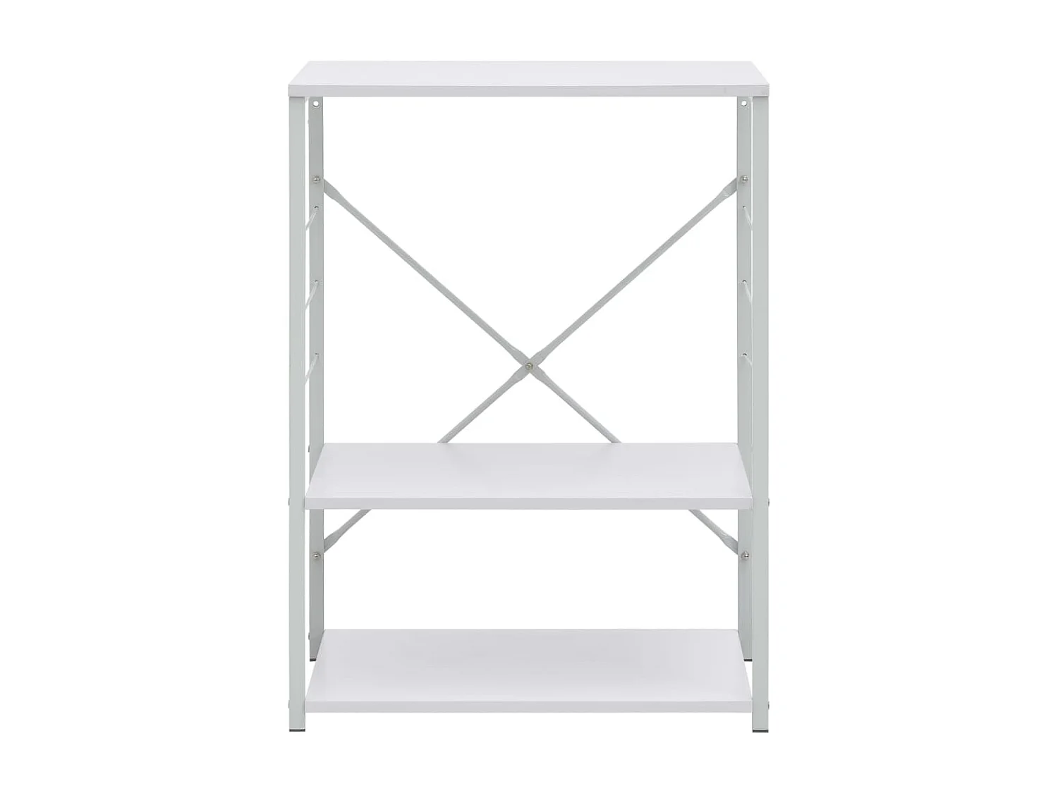 Magnetronkast 60x39,6x79,5 cm bewerkt hout wit BE706507