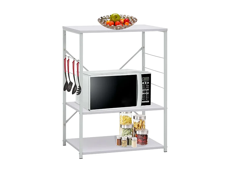 Armoire à four à micro-ondes Blanc 60x39,6x79,5 cm FR16894