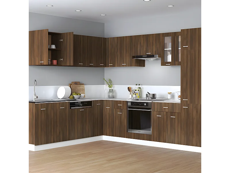 Armoire suspendue Chêne marron 60x31x60 cm Bois d'ingénierie FR29952