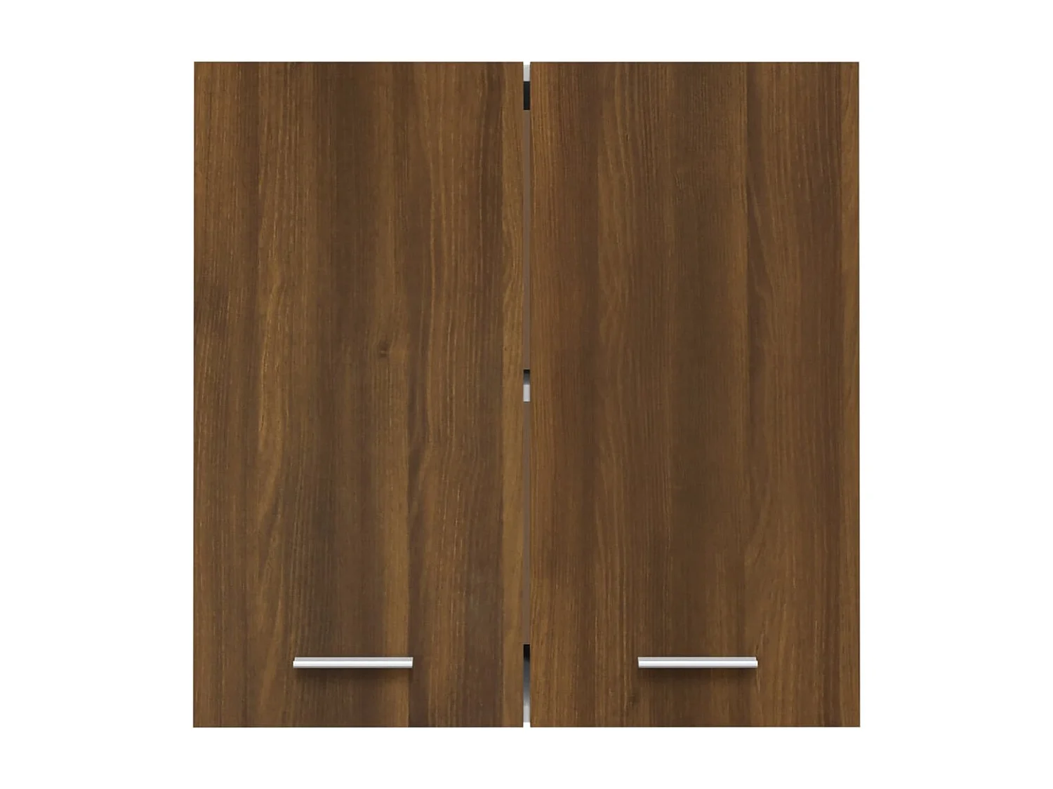 Wandkast hangend 60x31x60 cm bewerkt hout bruin eikenkleur BE508217