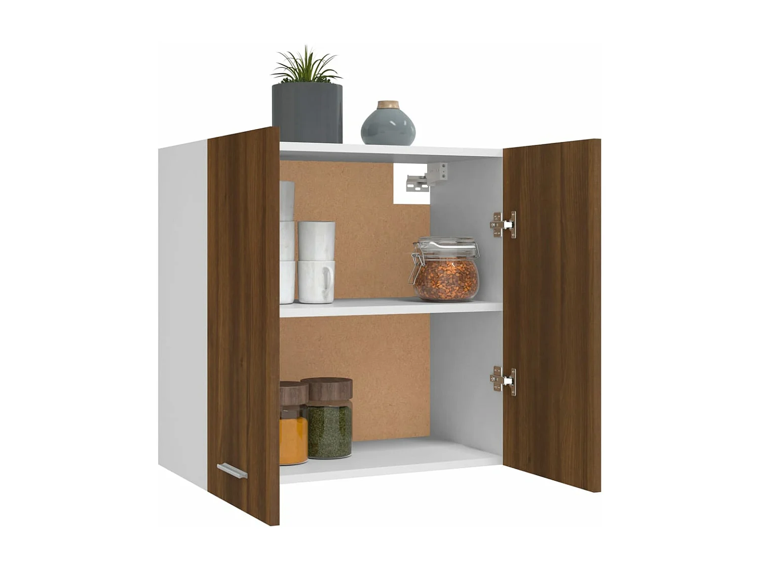 Armoire suspendue Chêne marron 60x31x60 cm Bois d'ingénierie FR29952