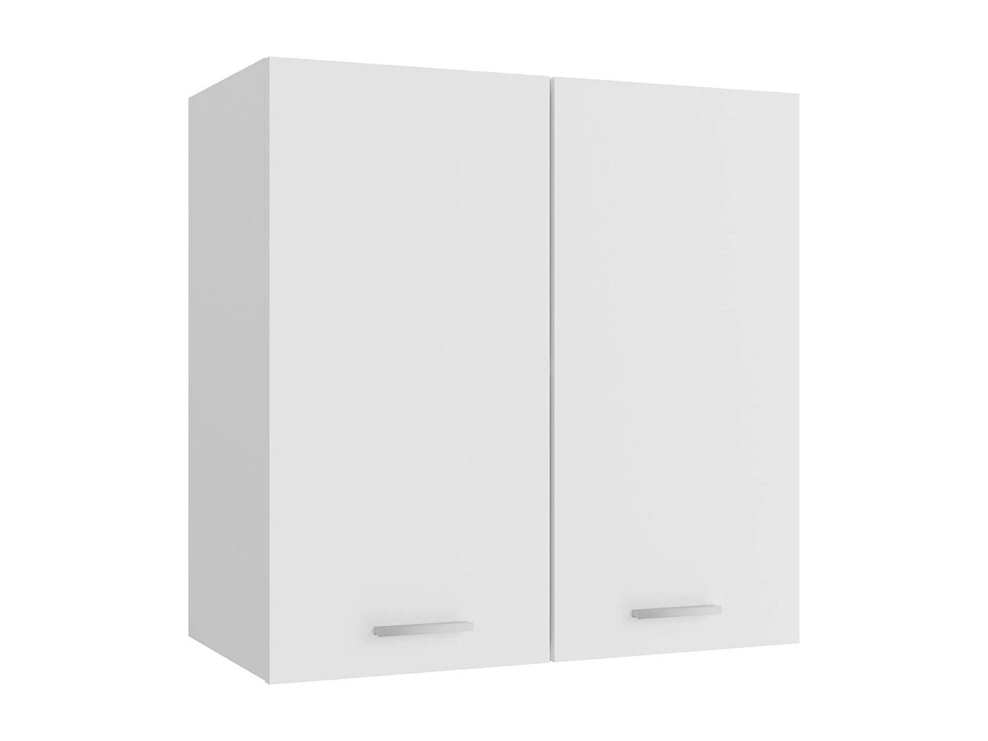 Armoire en verre suspendue Blanc 80x31x60 cm Bois d'ingénierie