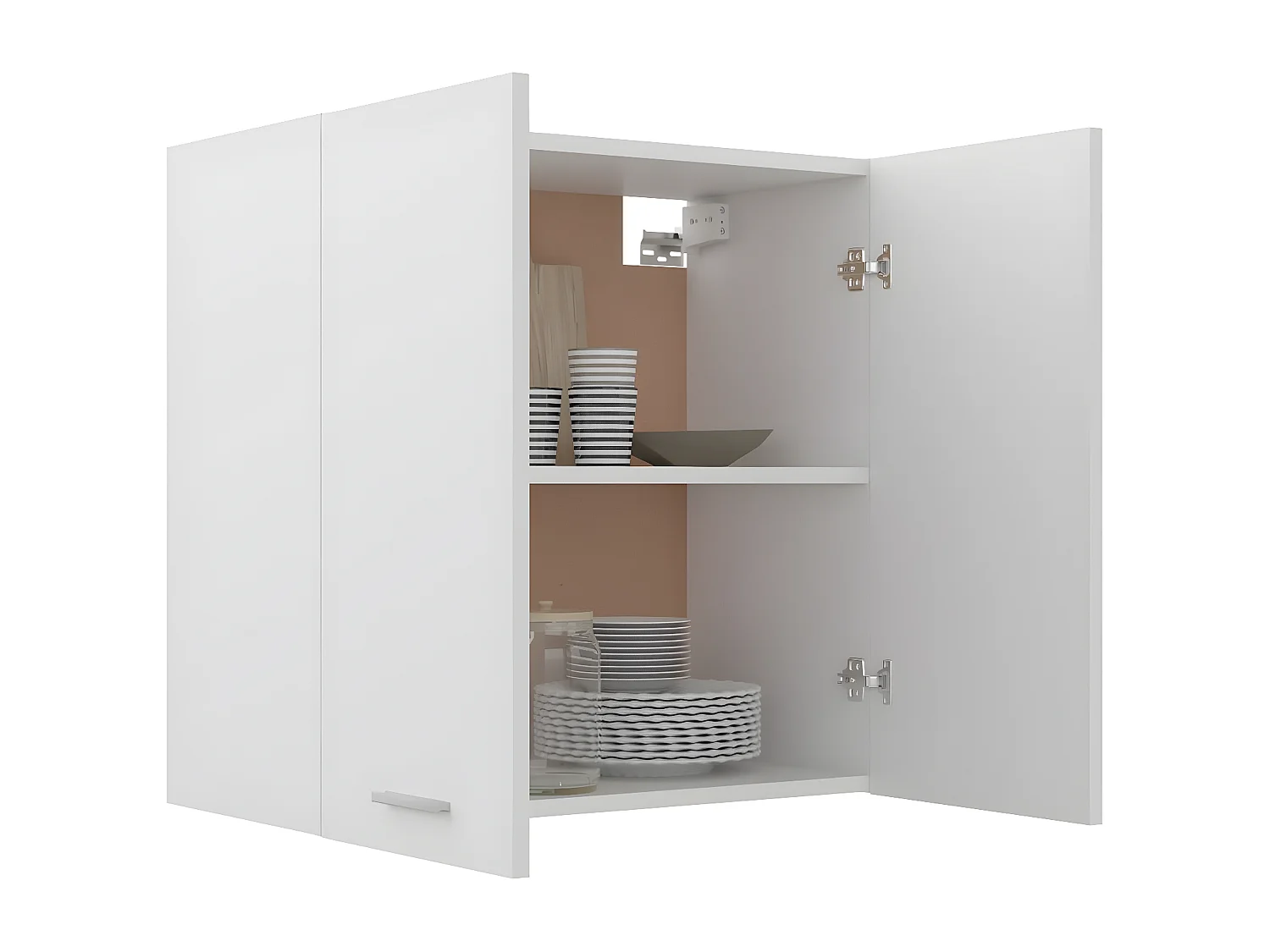 Armoire suspendue Blanc 60x31x60 cm Bois d'ingénierie FR72045