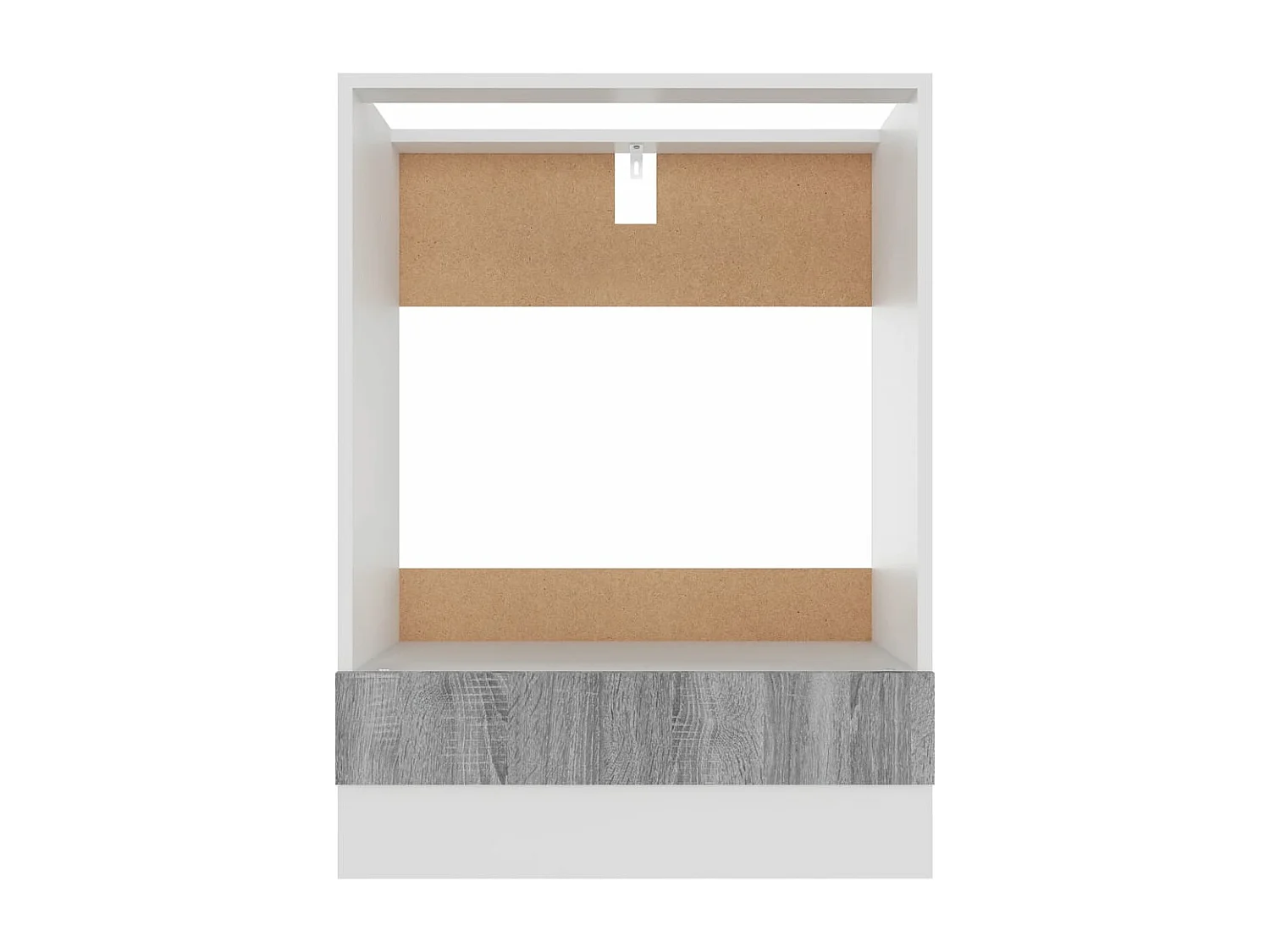 Armoire à four Sonoma gris 60x46x81,5 cm Bois d'ingénierie FR96096