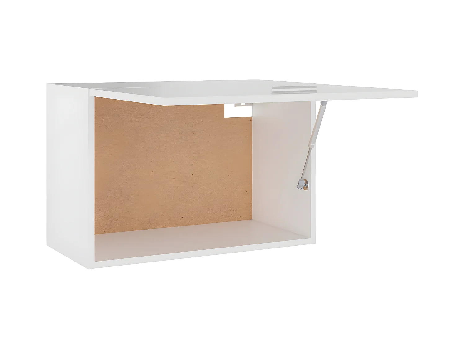 Armário de parede 60x31x40 cm derivados de madeira branco PT194640