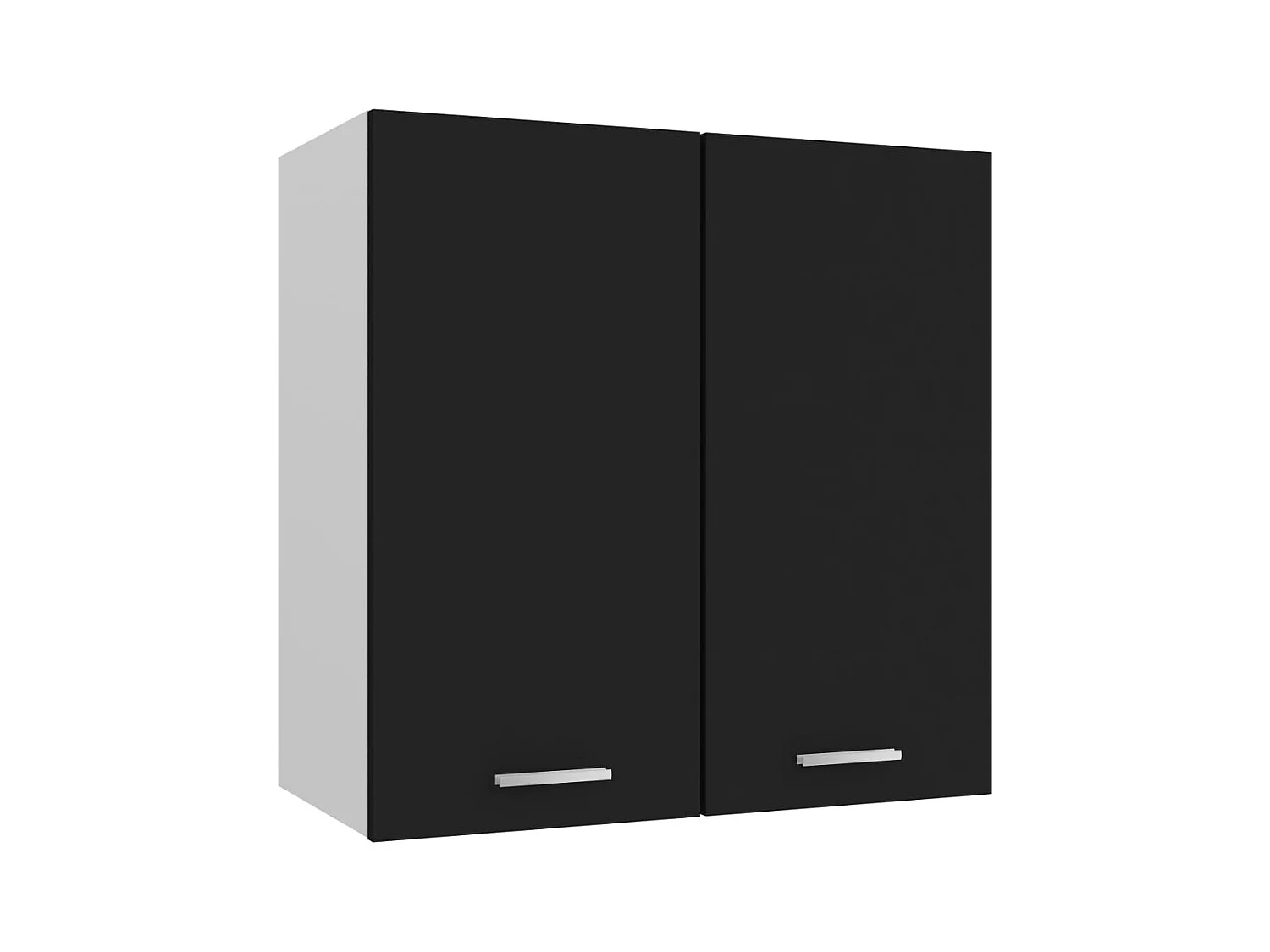 Armoire suspendue Noir 60x31x60 cm Bois d'ingénierie FR44740