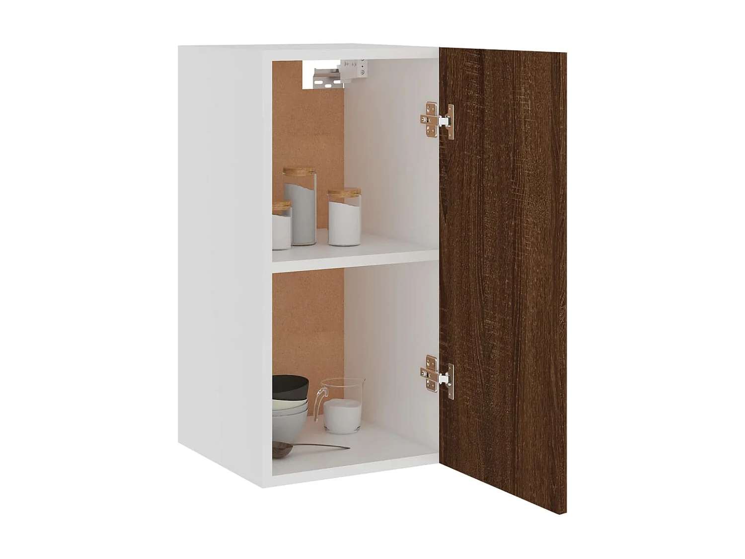 Armoire suspendue Chêne marron 29,5x31x60 cm Bois d'ingénierie FR71677