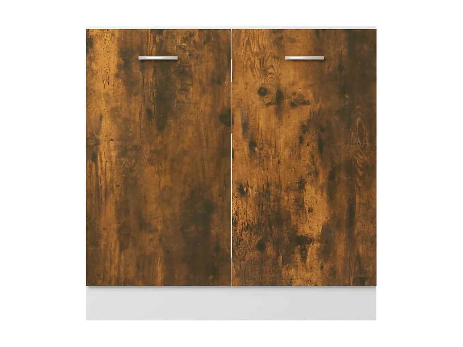 Meuble sous évier Chêne fumé 80x46x81,5 cm FR14302