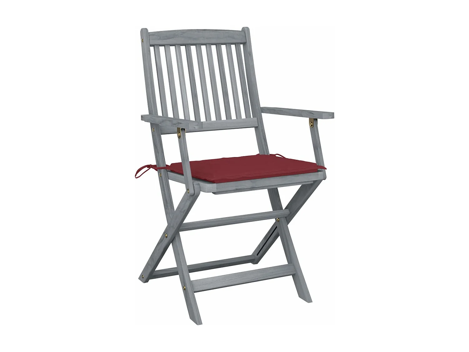 Cadeiras exterior dobráveis c/ almofadões 4 pcs acácia maciça PT572565