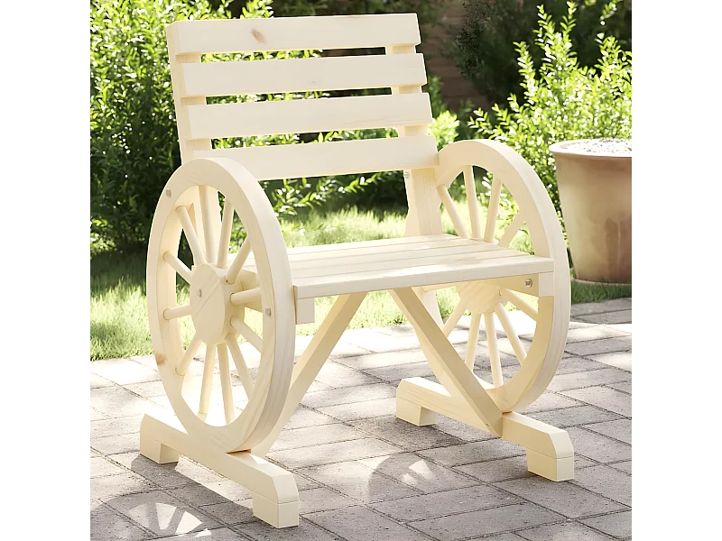 Cadeiras de jardim 2 pcs 58x58x78,5 cm madeira de abeto maciça PT171139