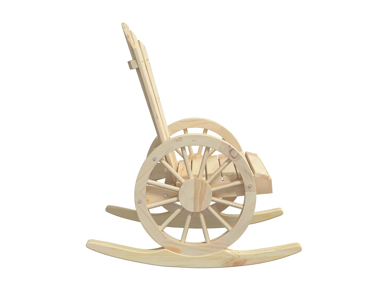 Cadeira de baloiço Adirondack madeira de abeto maciça PT589172