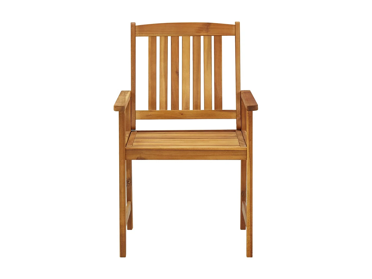 Tuinstoelen 2 st met kussens massief acaciahout BE275084