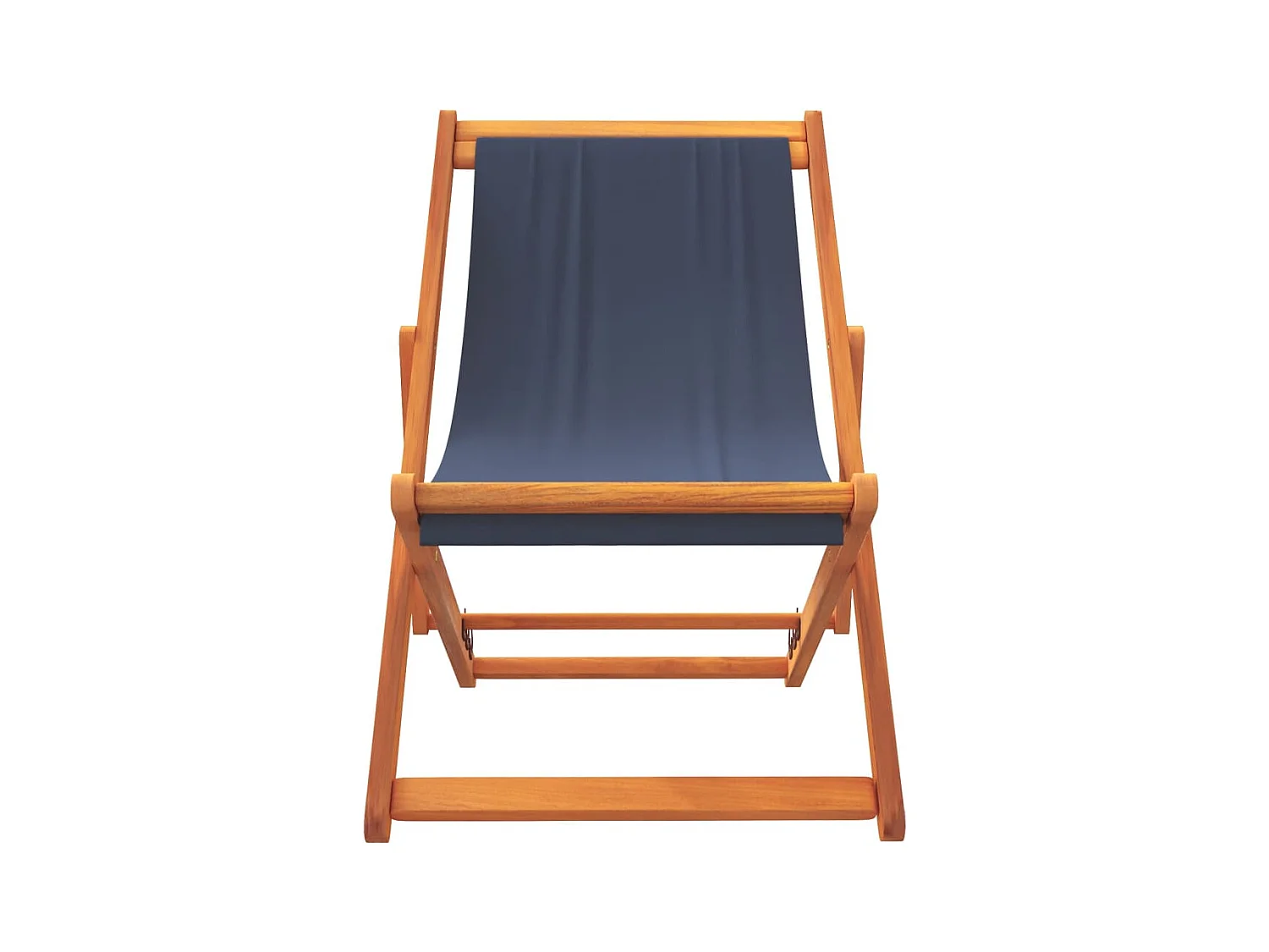 Juego de 2 Sillas de playa plegables tela azul ES603776