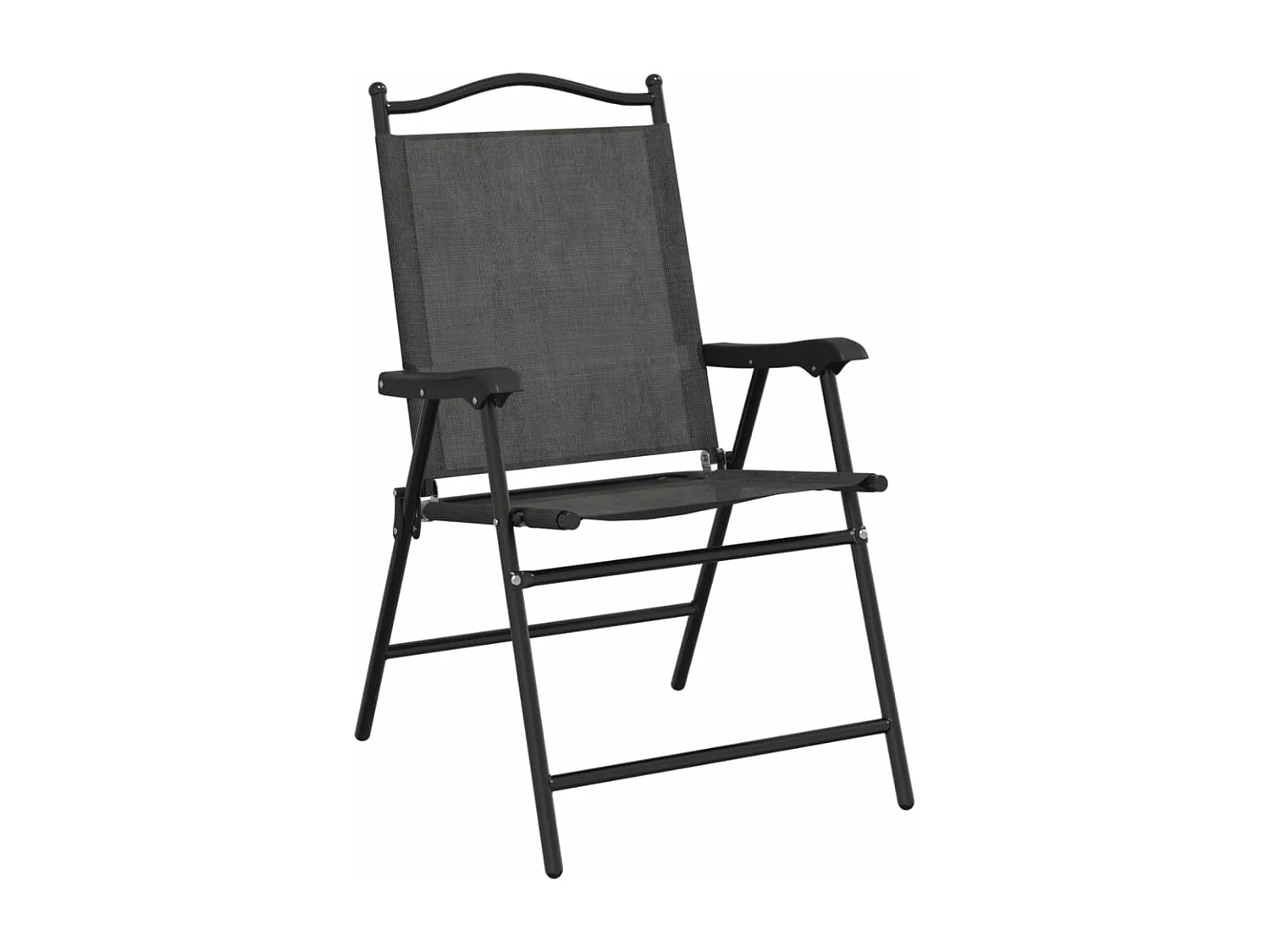 Tuinstoelen 8 st inklapbaar staal en textileen gemêleerd grijs BE994422