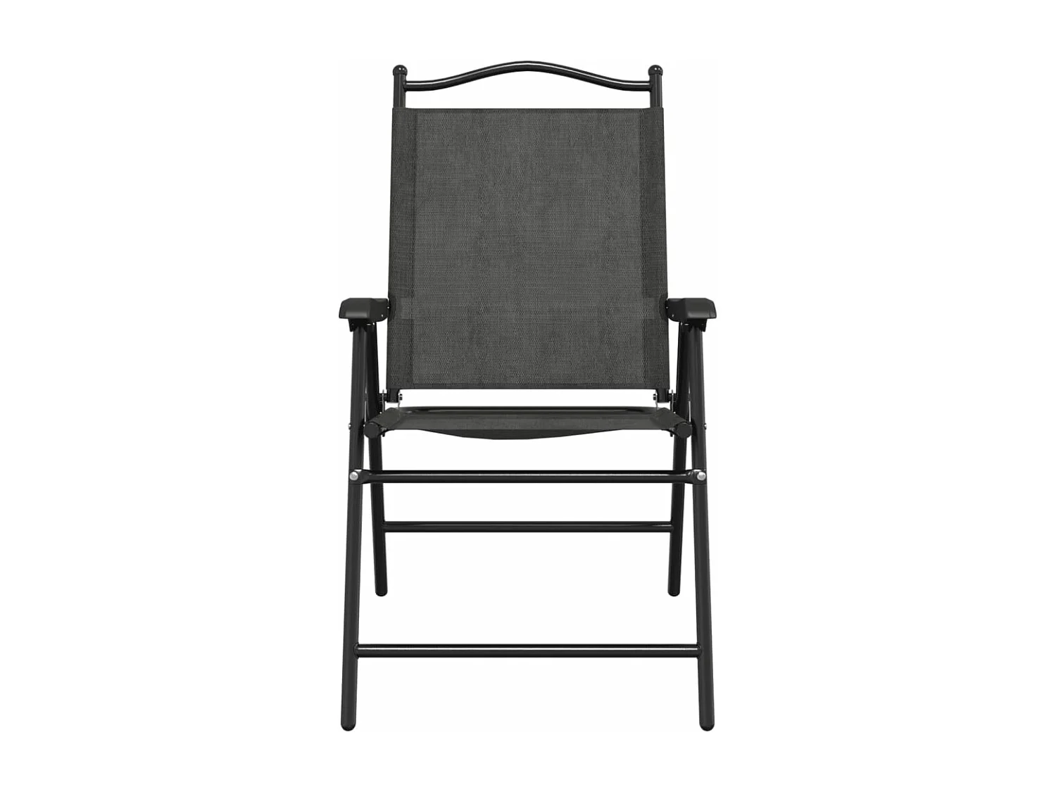 Tuinstoelen 8 st inklapbaar staal en textileen gemêleerd grijs BE994422