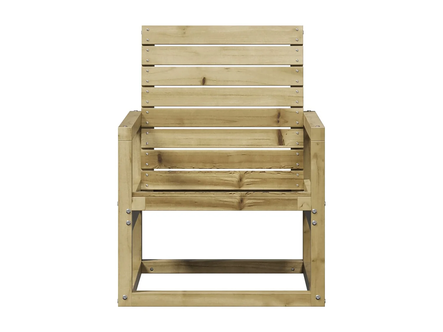 Chaise de jardin 57,5x63x76 cm bois de pin imprégné FR49579