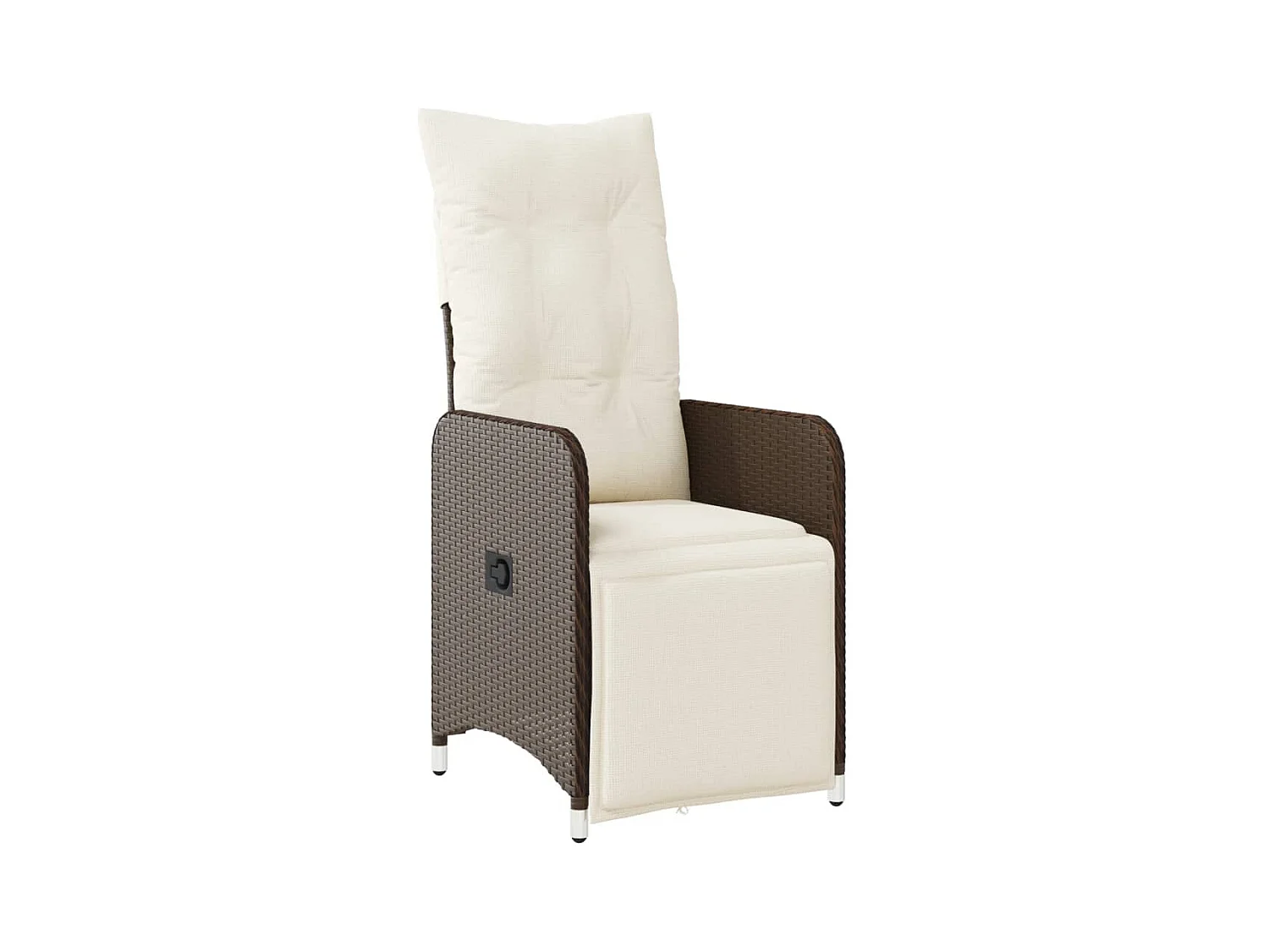 Lot de 2 Chaises de jardin inclinables et table résine tressée FR14746