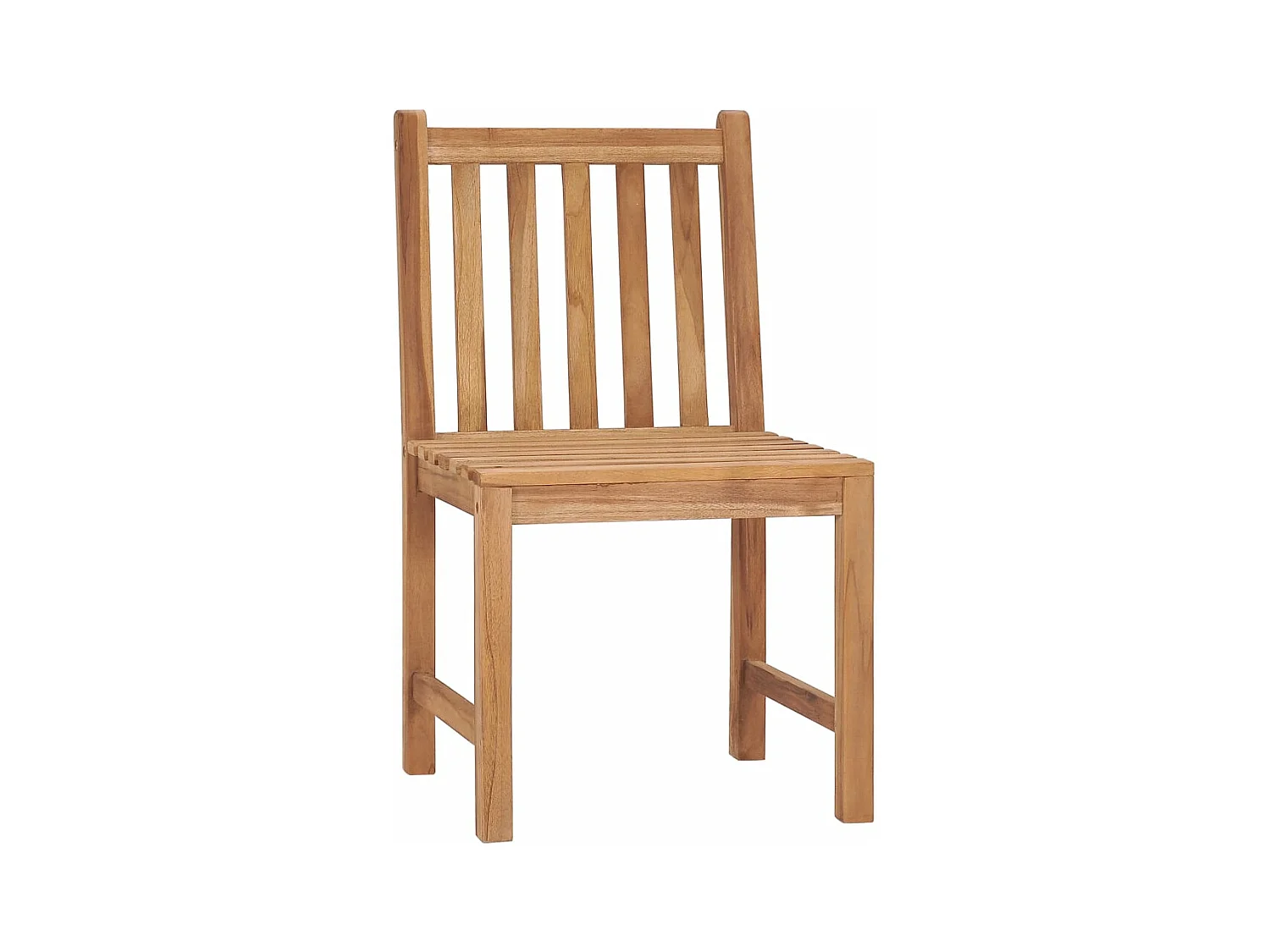 Lot de 2 Chaises de jardin avec coussins Bois de teck massif FR44741