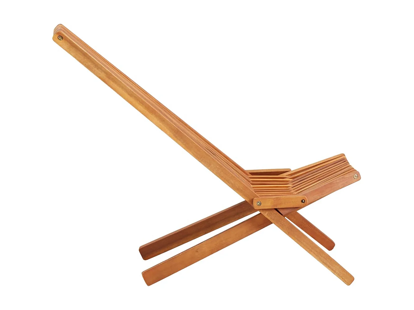 Lot de 2 Chaises pliables de jardin Bois d'acacia solide FR24562