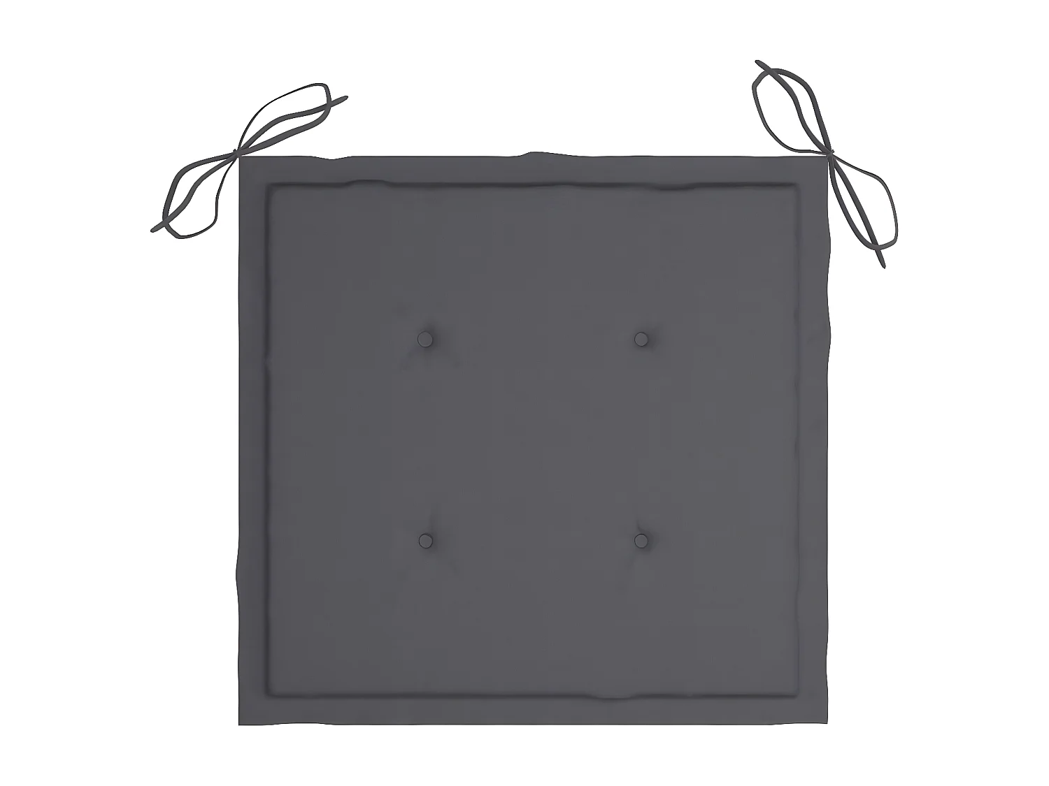 Juego de 3 Sillas de comedor jardín con cojines madera maciza acacia ES980367