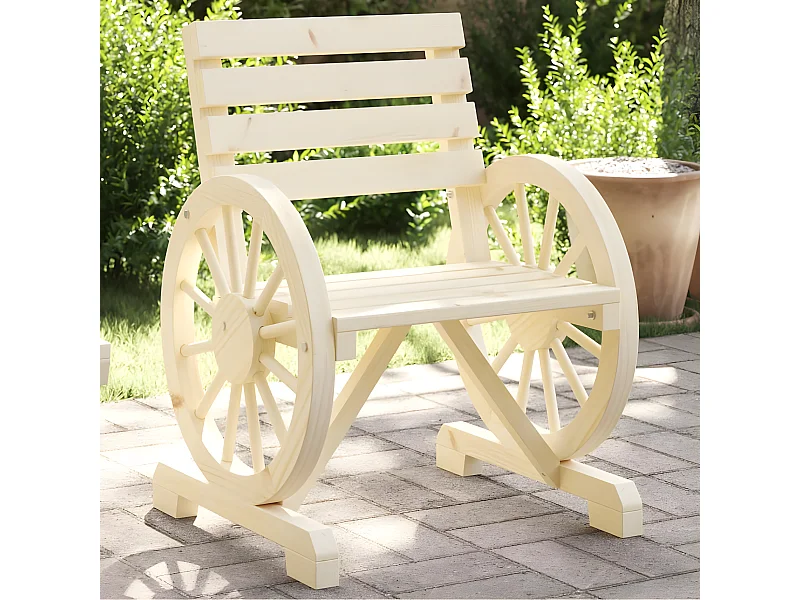 Cadeira de jardim 58x58x78,5 cm madeira de abeto maciça PT403850