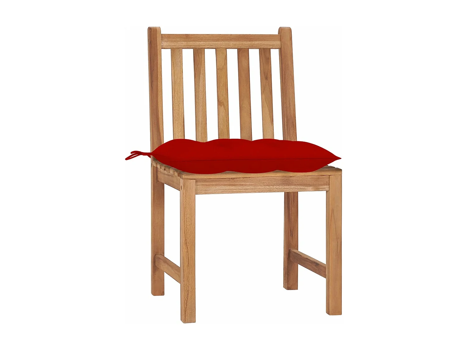 Tuinstoelen 2 st met kussens massief teakhout BE933299