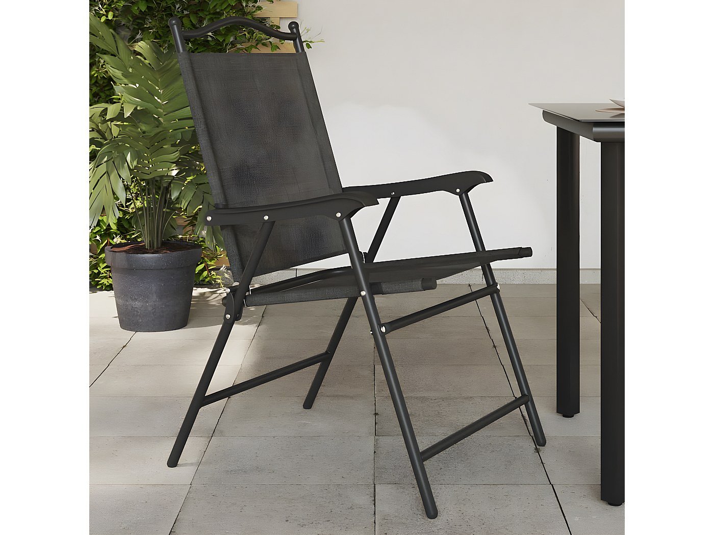 Lot de 2 Chaises de jardin beige bois massif d'acacia et rotin FR61001