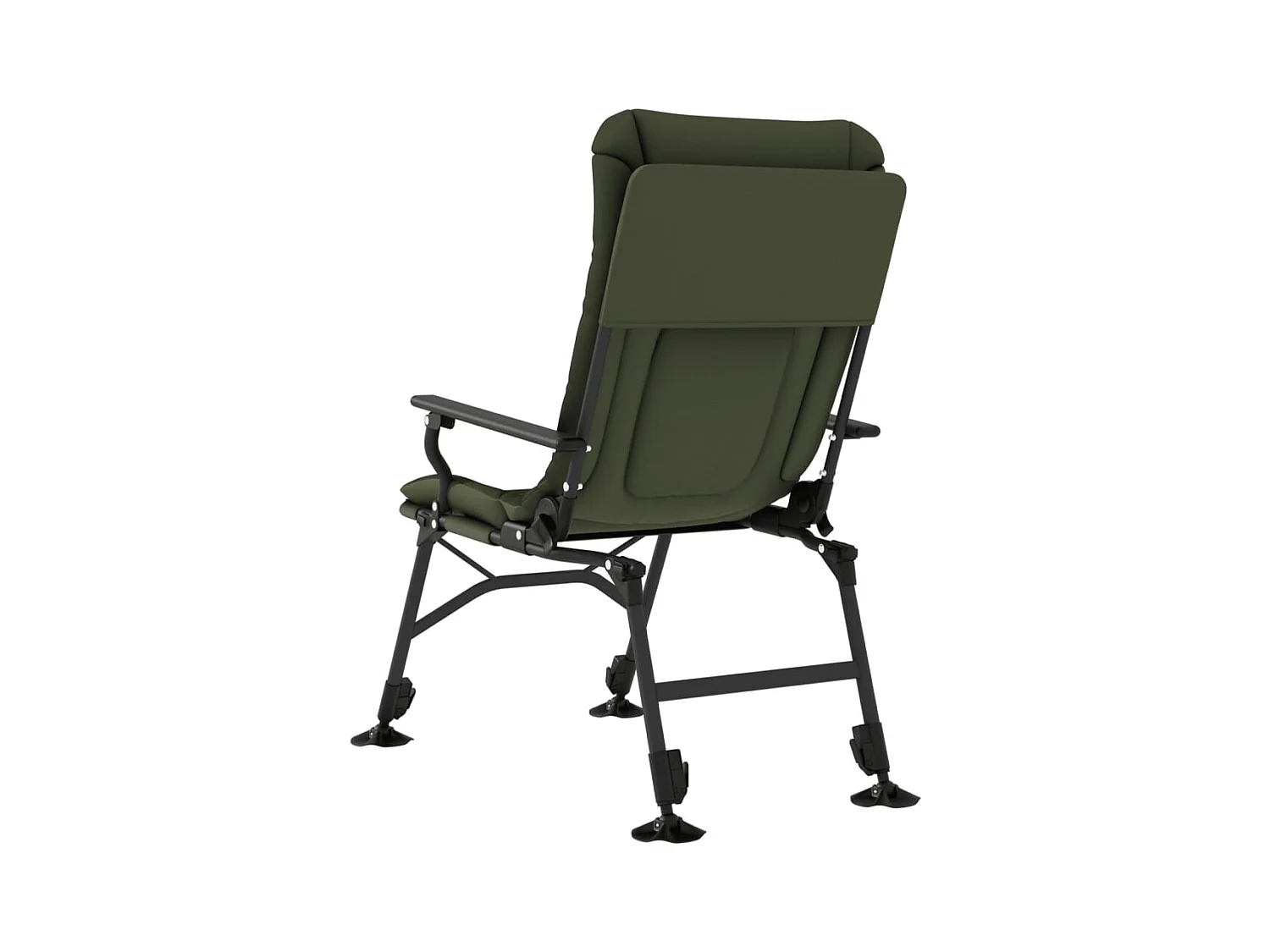 Chaise de pêche avec accoudoir pliable vert FR81897