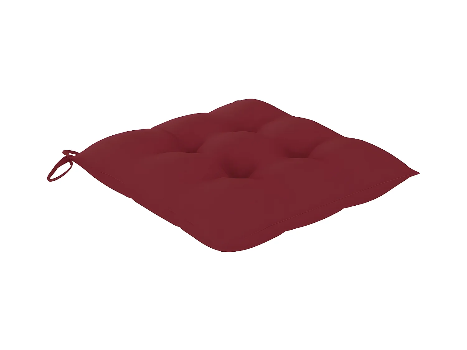 Juego de 3 Sillas de comedor jardín con cojines madera maciza acacia ES365611