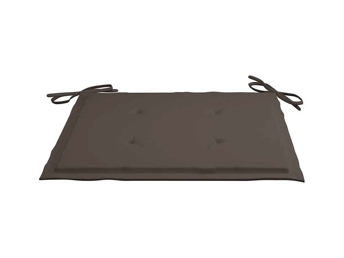 Lot de 4 Chaises pliables de jardin avec coussins Bois d'acacia FR43250