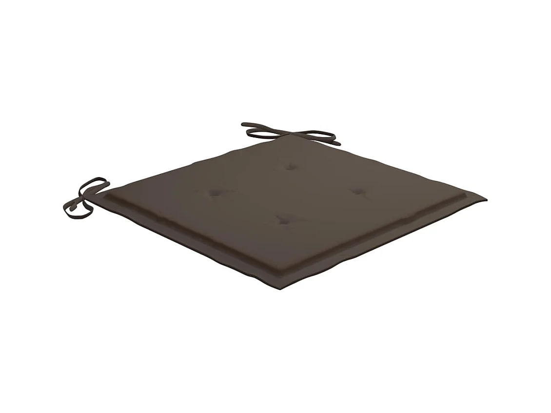 Lot de 4 Chaises pliables de jardin avec coussins Bois d'acacia FR43250