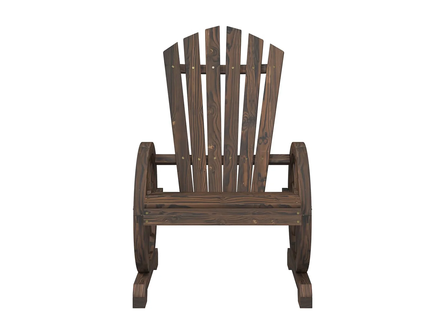 Cadeira Adirondack para jardim madeira de abeto maciça PT824059