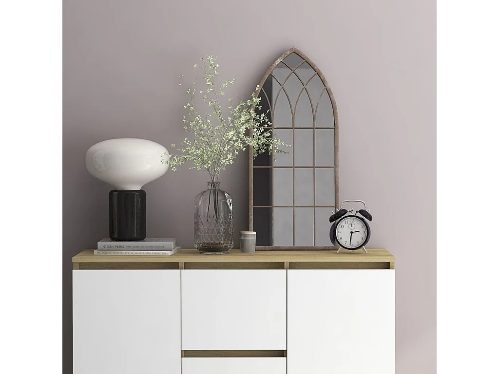 Miroir Sable 70x30 cm Fer pour utilisation à l'intérieur FR64189