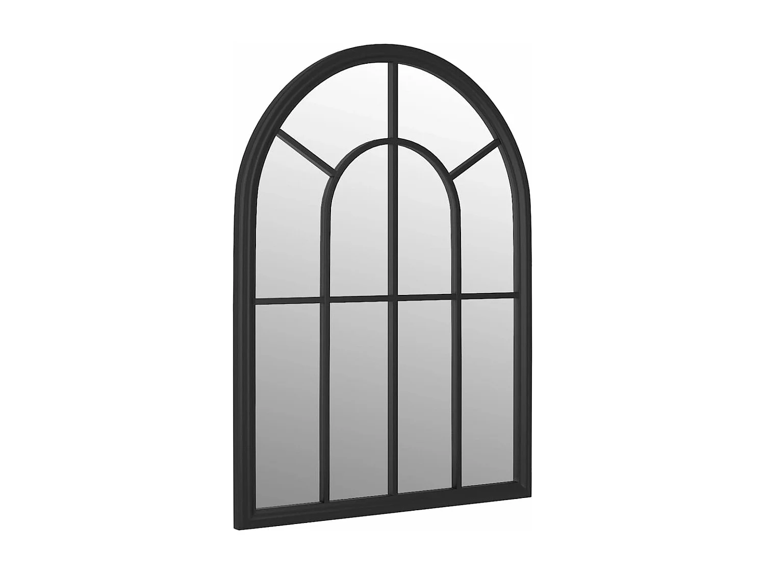 Miroir Noir 60x45 cm Fer pour utilisation à l'intérieur FR83453