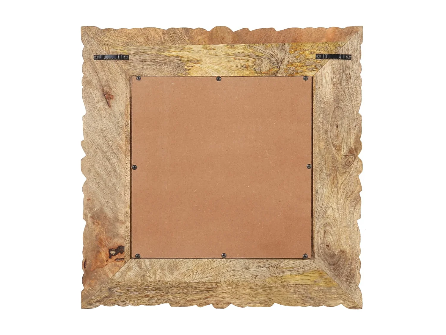 Miroir 50x50 cm Bois de manguier massif FR83398
