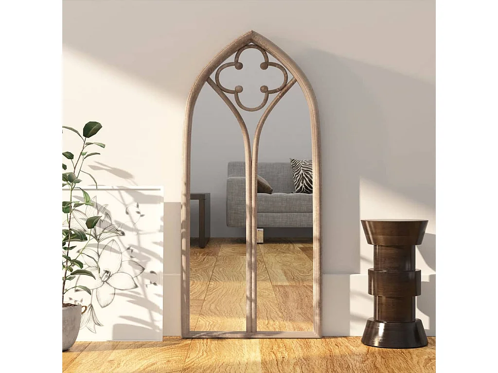 Miroir Sable 70x30 cm Fer pour utilisation à l'intérieur FR42116