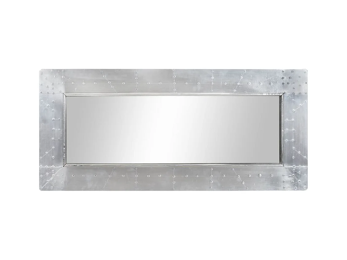 Miroir de style aviation 110x50 cm Métal FR47520