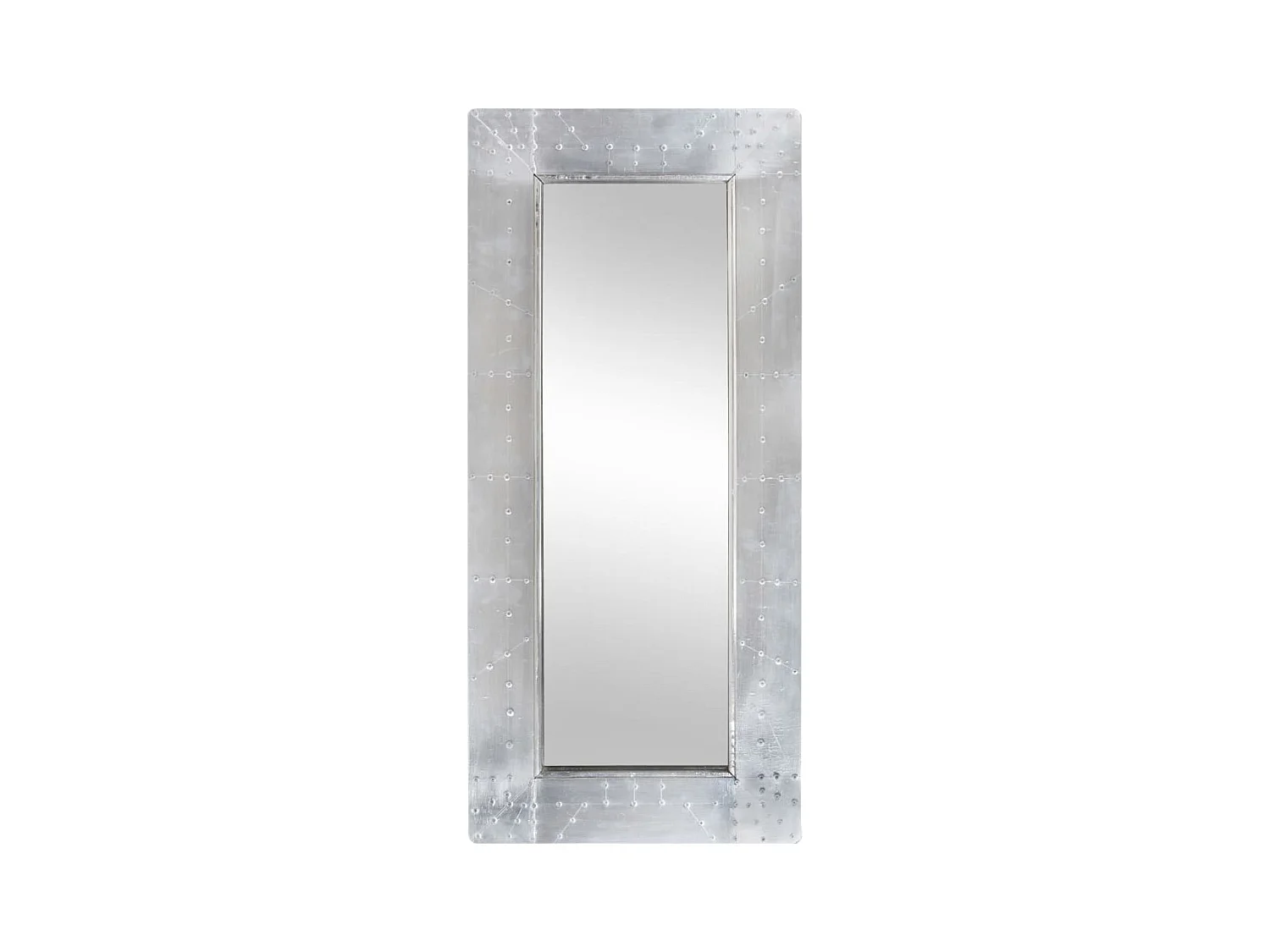 Miroir de style aviation 110x50 cm Métal FR47520