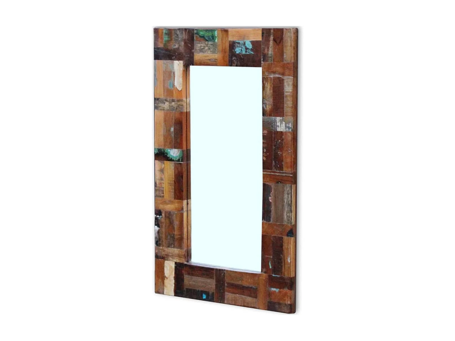 Miroir Bois de récupération massif 80x50 cm FR30269
