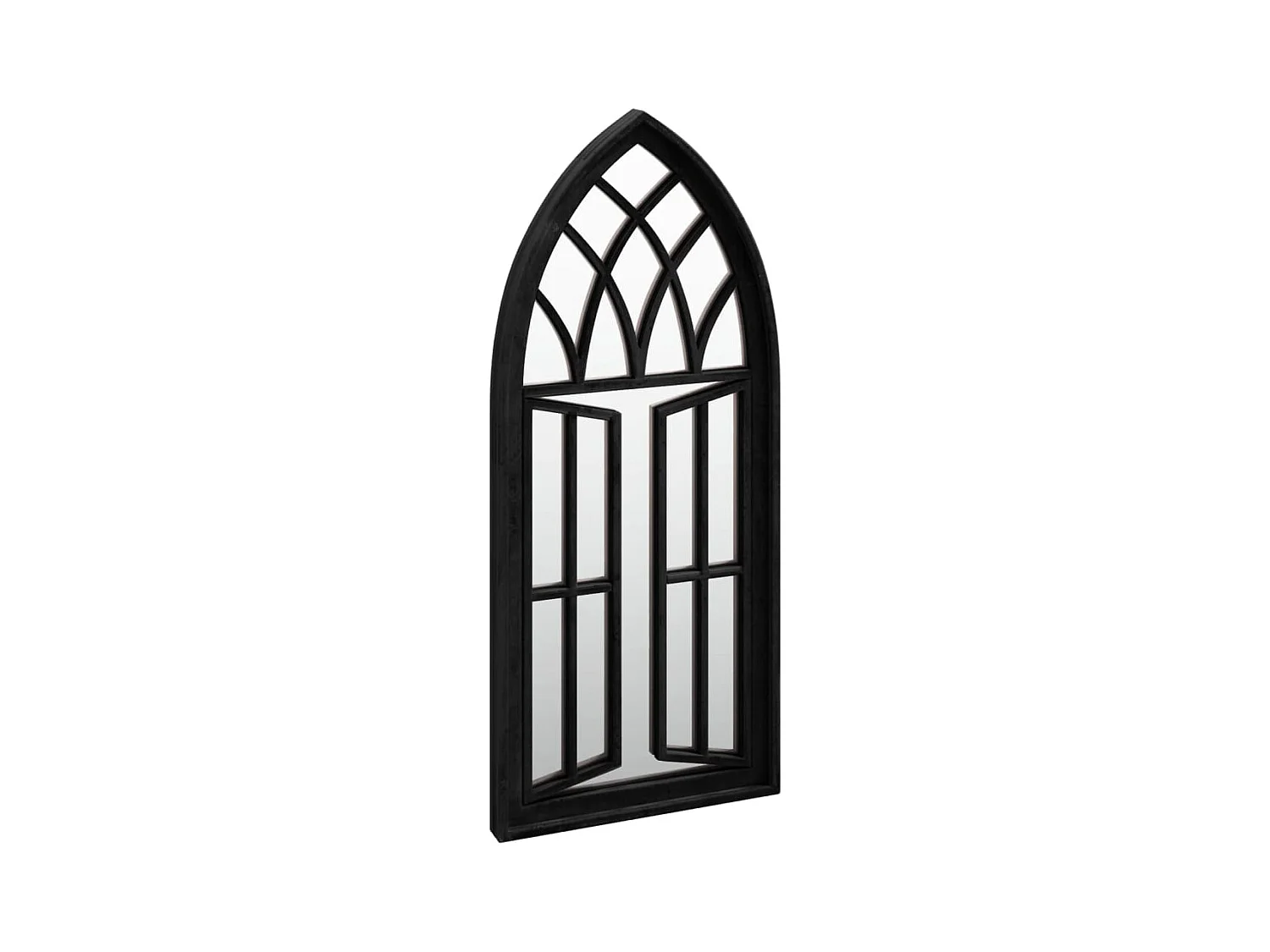 Miroir Noir 70x30 cm Fer pour utilisation à l'intérieur FR64475