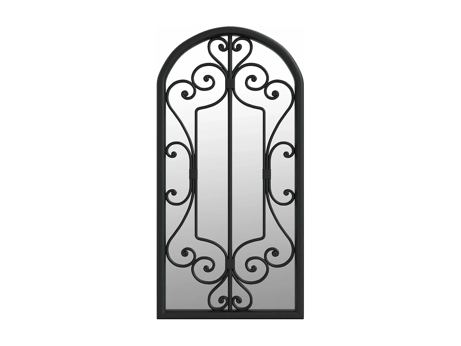 Miroir Noir 70x30 cm Fer pour utilisation à l'intérieur FR90782