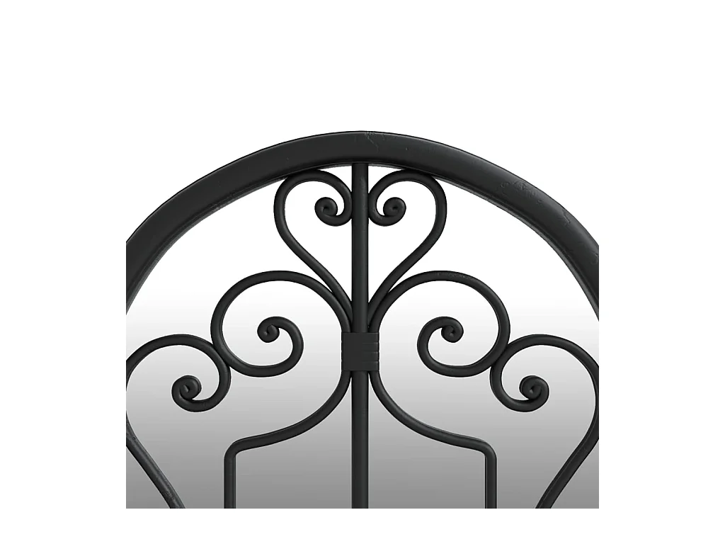 Spiegel 70x30 cm ijzer zwart BE745445