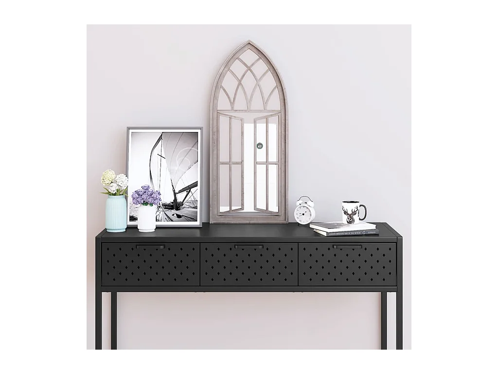 Miroir Sable 70x30 cm Fer pour utilisation à l'intérieur FR72039