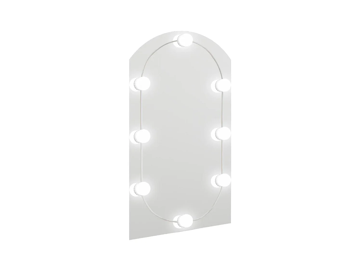 Miroir avec éclairage LED 70x40 cm Verre Arche FR37172