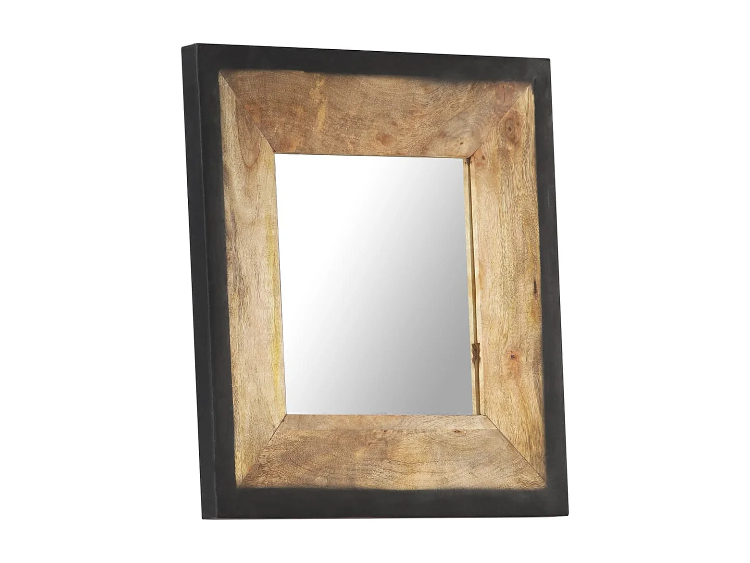 Espejo de madera maciza de mango 50x50 cm ES824985